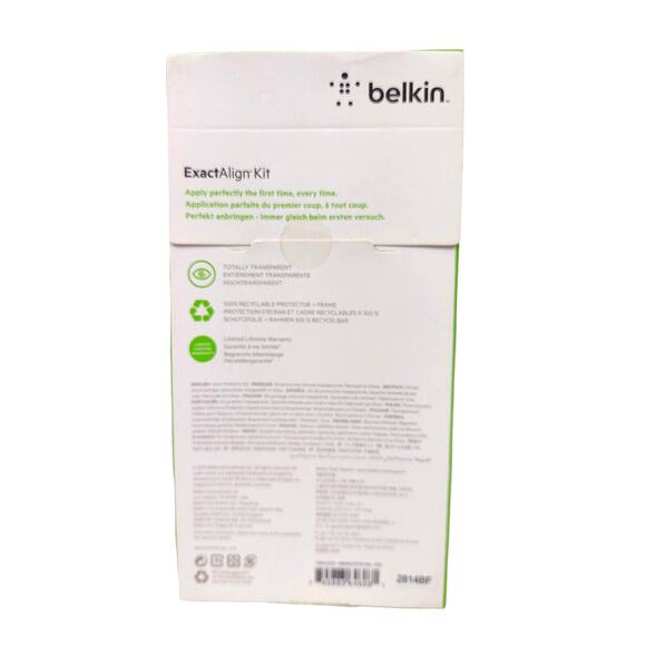 NEW Belkin Exact Align Kit Clear Screen Protector For iPhone 4 and 4S - NOS - Picture 2 of 3